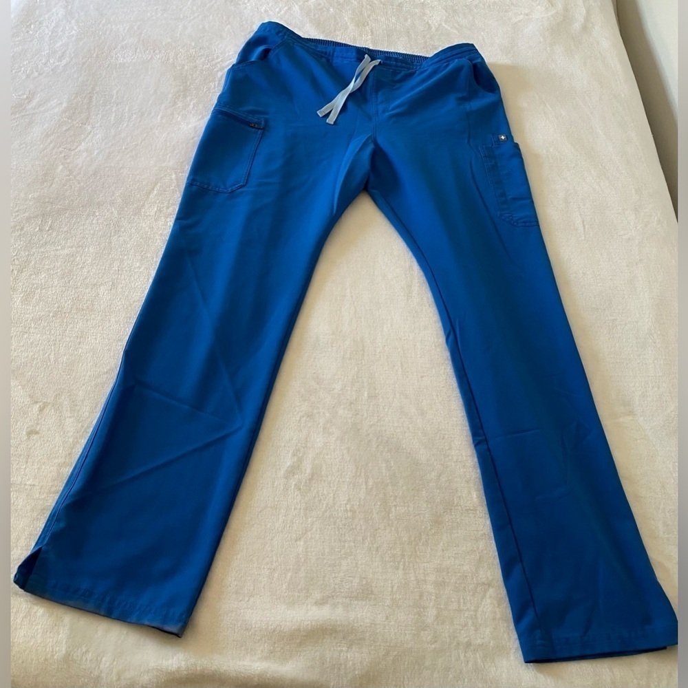 Figs Technical Collection Blue Pants Scrub Size XL Tall‎